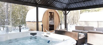 Winter Water Woodlands - Hot Tub & Sauna Near Boyne Mountain & Lake Charlevoix