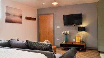 1 Schlafzimmer, kostenloses WLAN, Bettwäsche, Rollstuhlgeeignet