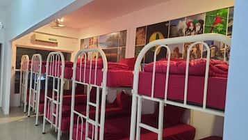 Economy Shared Dormitory, Male Dormitory Non Smoking, City View | Desk, laptop workspace, free WiFi