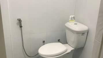 Economy Double Room, City View | Bathroom | Shower, free toiletries, towels, soap