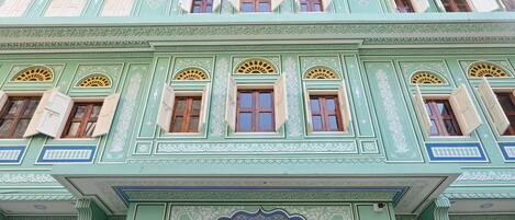 Voorkant van accommodatie