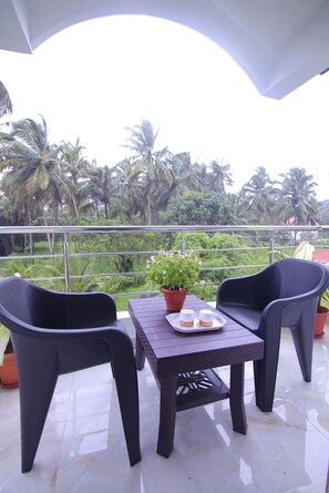 Comfort-Studio, 1 Queen-Bett, Balkon | Balkon