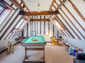 Children’s area - Lovely barn in a beautiful setting with swimming pool. (Colchester)