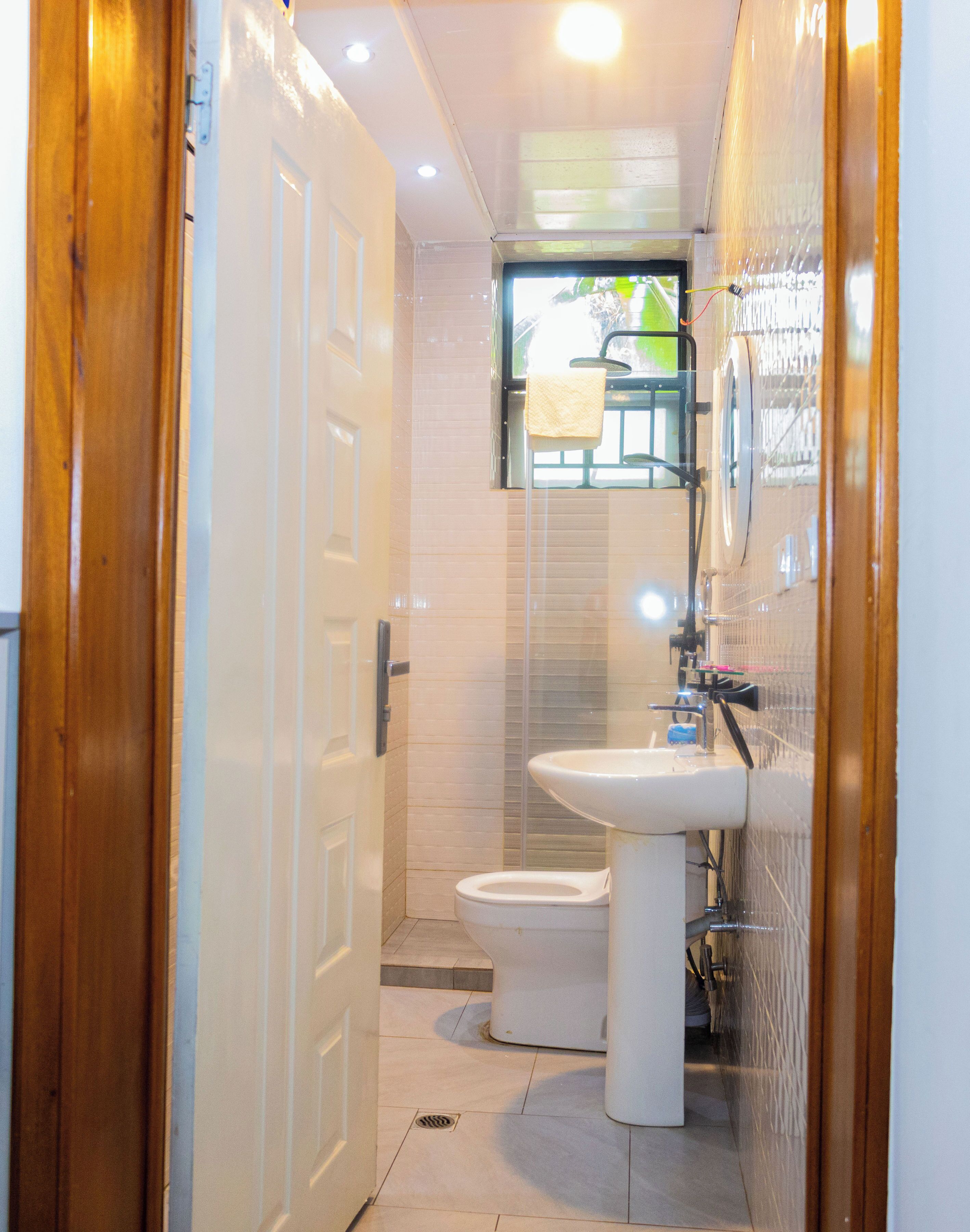 Free toiletries, slippers, towels, soap