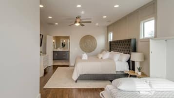 5 habitaciones, escritorio, tabla de planchar con plancha y wifi gratis