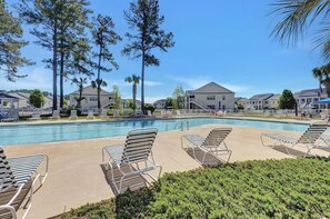 Pool - A Home Away from Home: 2-bdrm condo in Myrtle Beach w/amazing golf course view (Myrtle Beach)