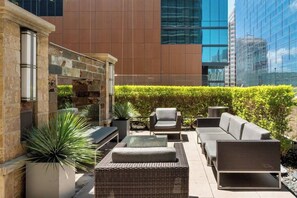 Terrace/patio - Downtown | Luxury 2BD Apt. | Pool | Gym | Great Views (Austin)