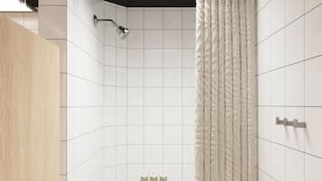 Articles de toilette écologiques, sÚche-cheveux, serviettes fournies