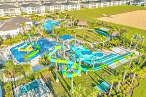 Outdoor pool, a heated pool - Spacious 5Bdr 5Bth ChampionsGate Villa Near Disney, Private Pool & Resort Access (Davenport)