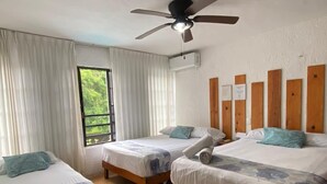Family Room, Courtyard View | Bed sheets - Casa Luna Family & Friends  (Cancun)