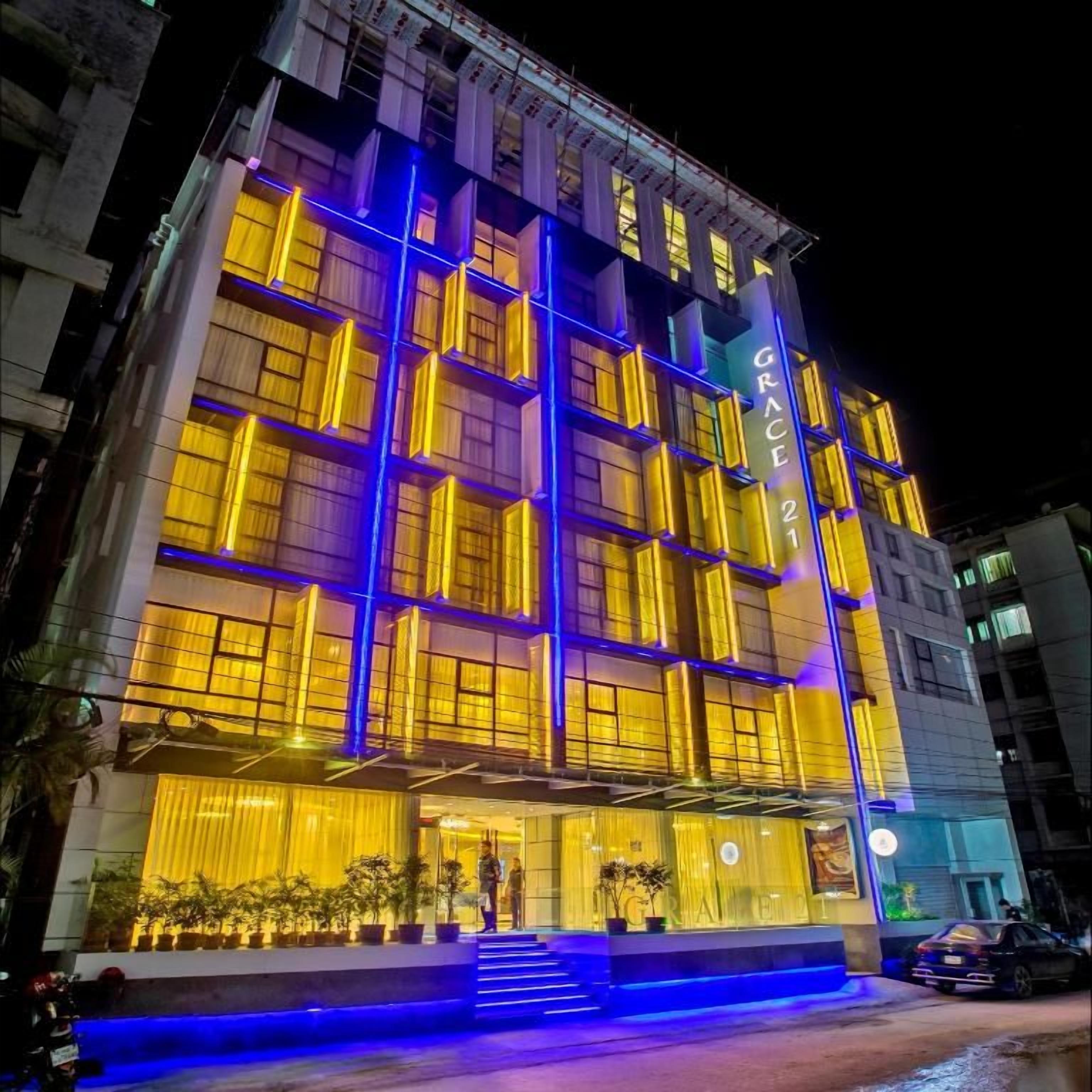 Façade de l’hébergement