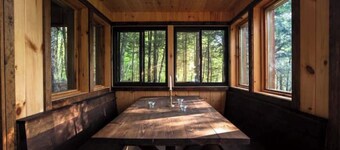 Eco-gîte with panoramic view: La Petite Nyctale