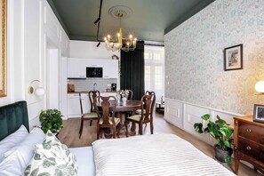 2 bedrooms, iron/ironing board, travel crib, WiFi