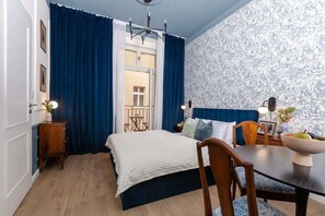 2 soverom, strykejern/-brett, reiseseng for barn og wi-fi