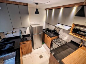 Microwave, oven, stovetop