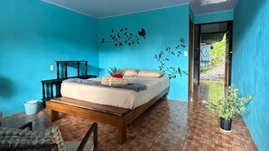 Comfort Double Room, Balcony, Mountain View | WiFi (free), bed sheets - Pacific Breeze Lodge (Drake Bay)