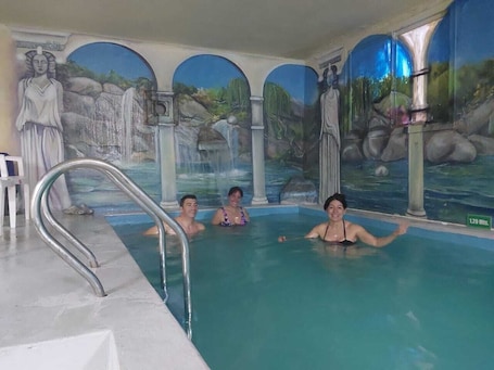 Indoor pool, outdoor pool