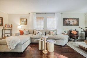 Smart TV, table football, ping pong, books