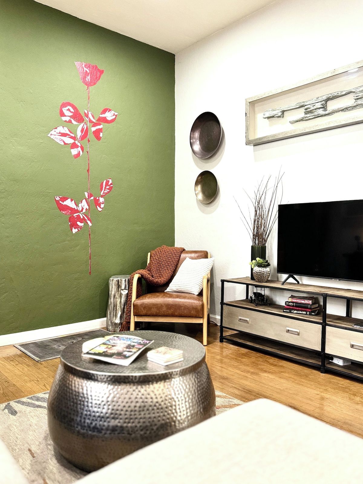 Una Smart TV, libros