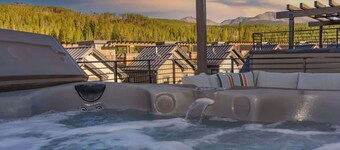 Slope Views | Hot Tub | Bar Area