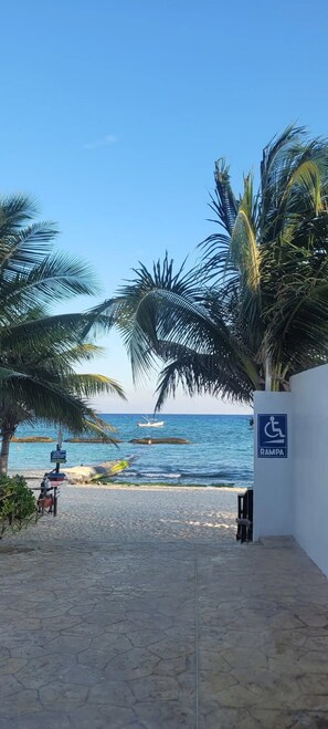 Sun loungers, beach towels