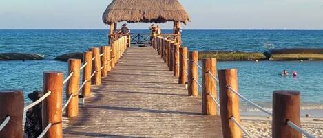 Sun loungers, beach towels