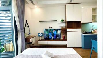 Luxury-Studio, Balkon, Seeblick