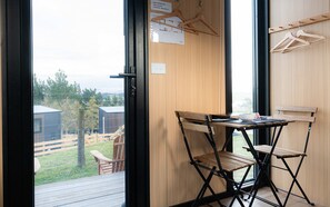 Dining - Bruce Farm Alpaca Cabin 1 by Tiny Away (Hillend)