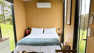 1 makuuhuone, vuodevaatteet