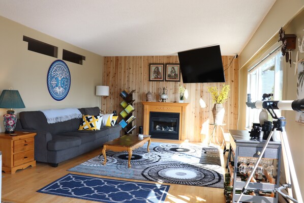 Smart TV, table football, computer monitors - Cozy Home with Ocean and Mountain views. Family sized wth game room and deck (Gibsons)