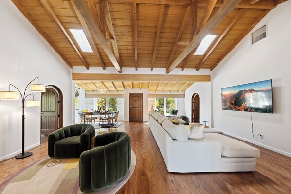 Smart TV, fireplace, computer monitors, printers - New! Private Las Palmas Estate with Huge Pool and Mountain Views (Palm Springs)