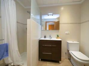 Hair dryer, towels