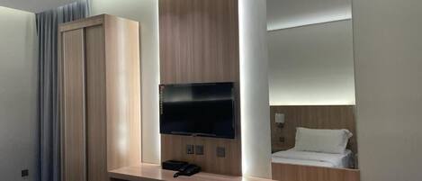 1 slaapkamer, een strijkplank/strijkijzer, gratis wifi, beddengoed