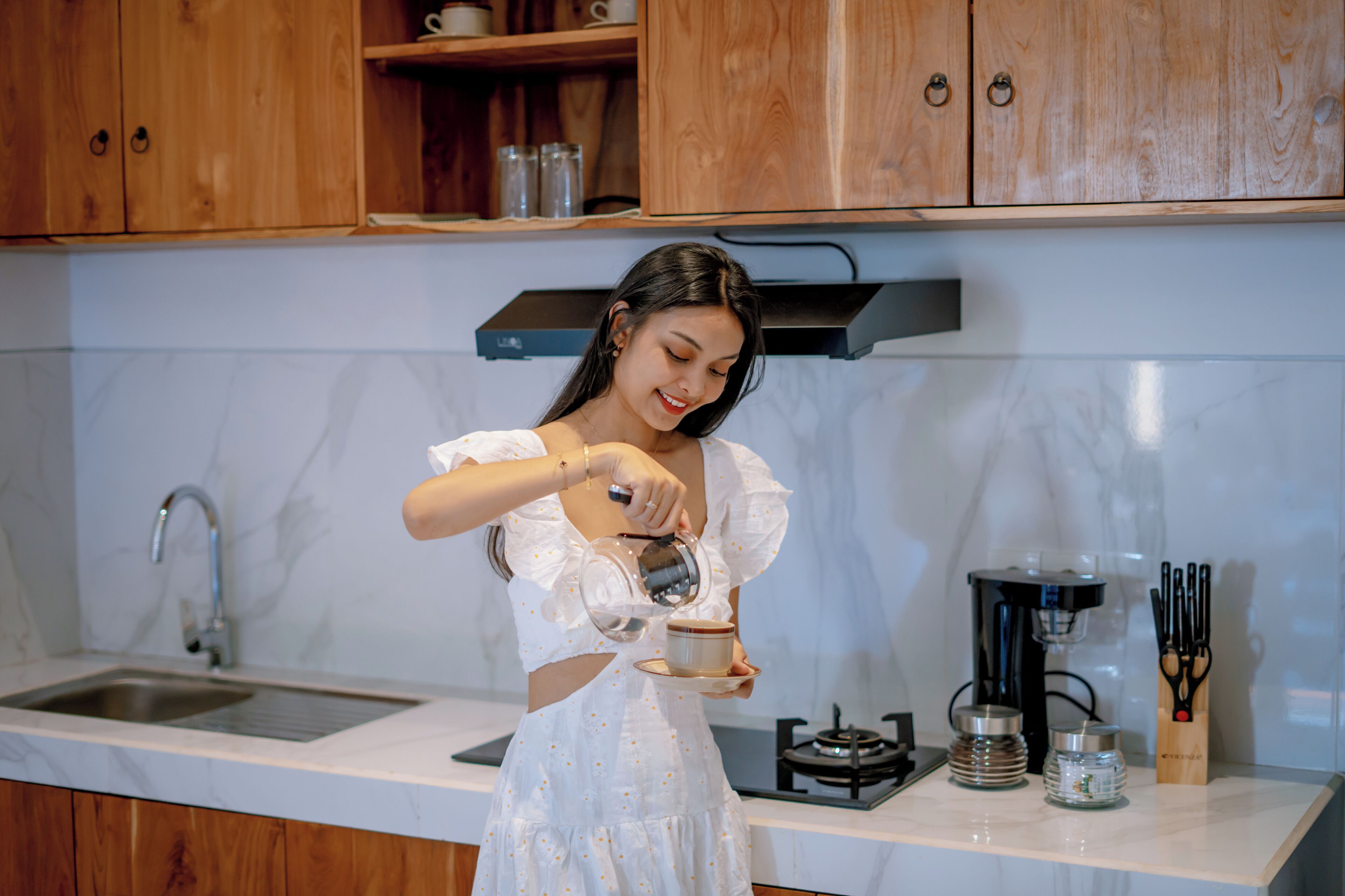 Kaffe-/temaskine, elkedel, Isterningmaskine, Servietter