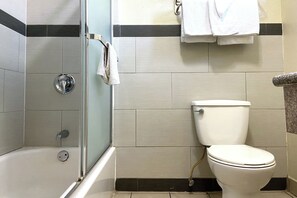 Free toiletries, hair dryer, towels