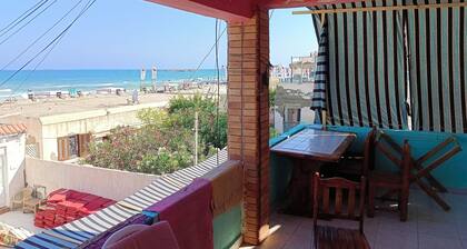Romantic whit villa on meka beach