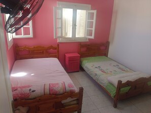 3 slaapkamers, beddengoed