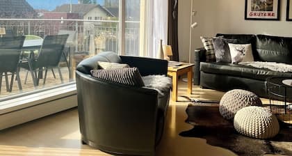 Sonnige & ruhige Ferienwohnung nahe Thun mit Alpenblick