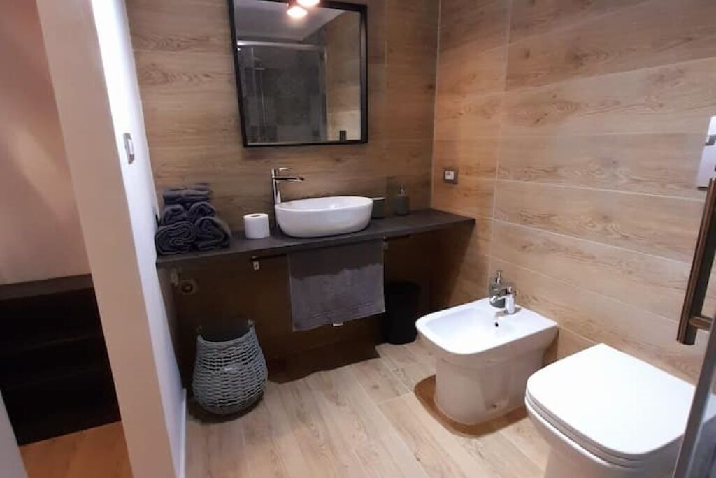 Ducha, secador de pelo, bidet, toallas