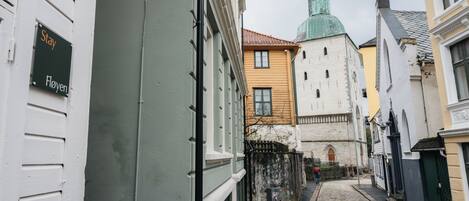 Majoituspaikan julkisivu