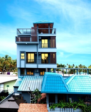 Voorkant van accommodatie