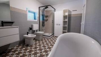 Hair dryer, towels