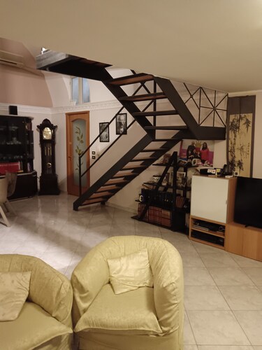 Triple room + extra bed for children in detached house with garden 