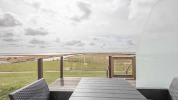 Vue depuis lâhĂ©bergement