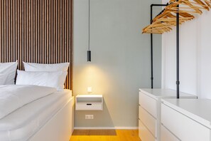 2 slaapkamers, een strijkplank/strijkijzer, wifi, beddengoed