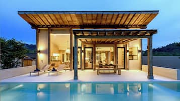 Villa « Premier », 2 chambres, piscine privée, vue montagne