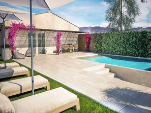 Mobile Home | Pool | Outdoor pool - Holiday House in Sineu With 1 Bedroom (Sineu)