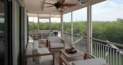 Waterfront House with Boat Dock