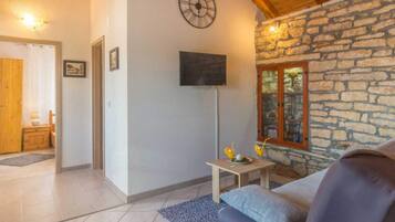 Mobile Home | Living area | Fireplace