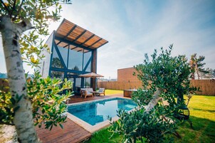 Villa Deluxe, 1 habitación, vistas al lago | Vistas al jardín